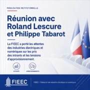 Visuel FIEEC — Mobilisation institutionnelle autour des prix des intrants et des tensions d’approvisionnement.